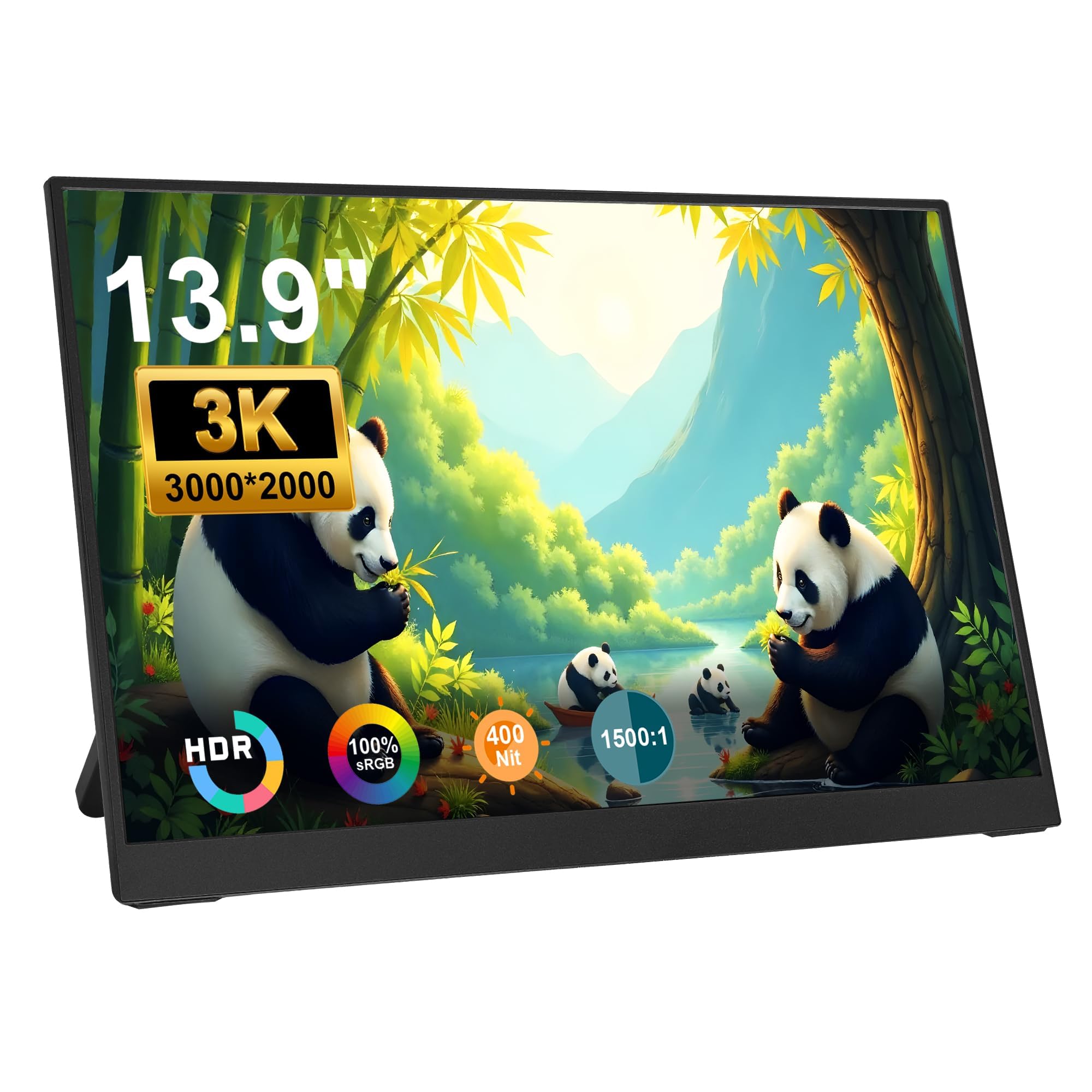 Amazon.co.jp: Scnsuptpモバイルモニター、13.9